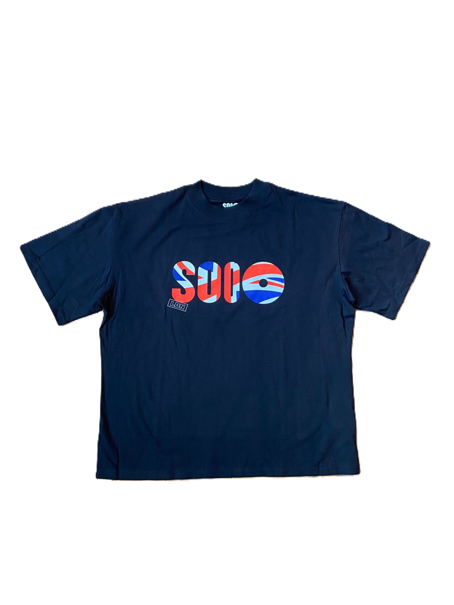 SOOO Short Sleeve Union Jack T-Shirt - Black