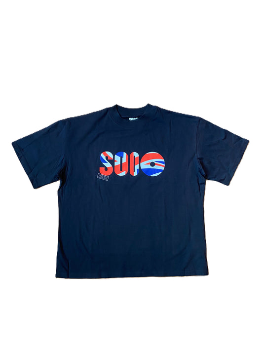 SOOO Short Sleeve Union Jack T-Shirt - Black